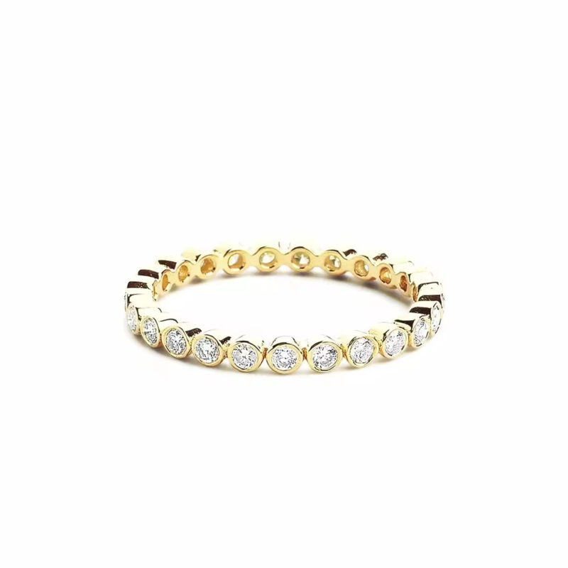 Custom Designed Jewelry 9K/14K/18K Yellow Gold Gem Gold Rope Ring Jewels Jewel Ring Crucifix Gold Ring