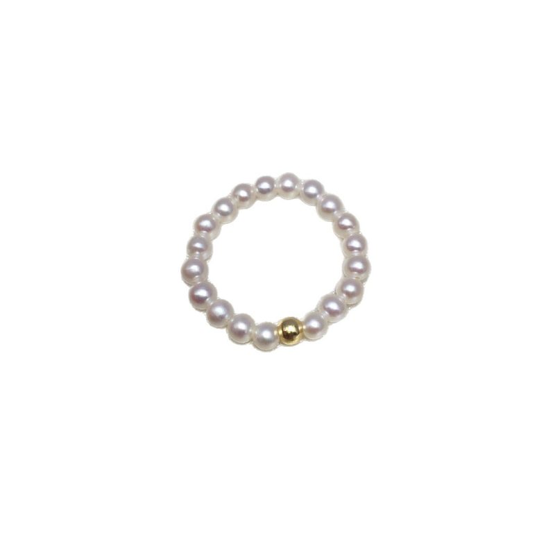 Custom Dainty Pearl Ring